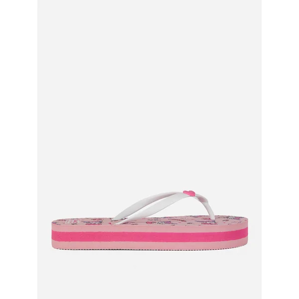 Hello Kitty Kuromi Flip Flops - Pink