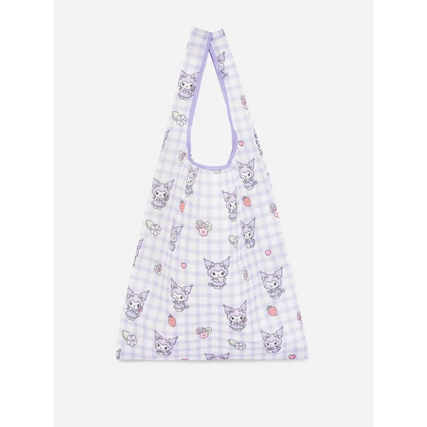 Hello Kitty Kuromi Foldaway Shopper - Purple