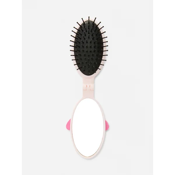 Hello Kitty My Melody Folding Hair Brush - Light Pink