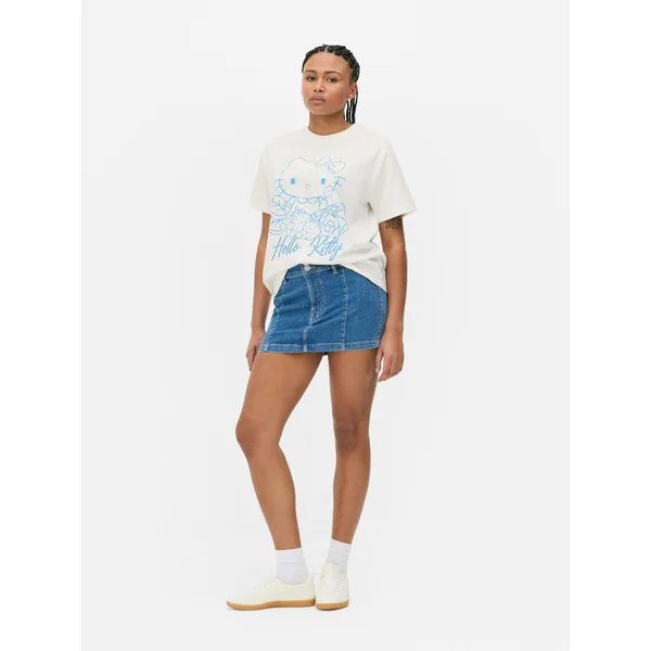 Hello Kitty Relaxed Tee - Ivory