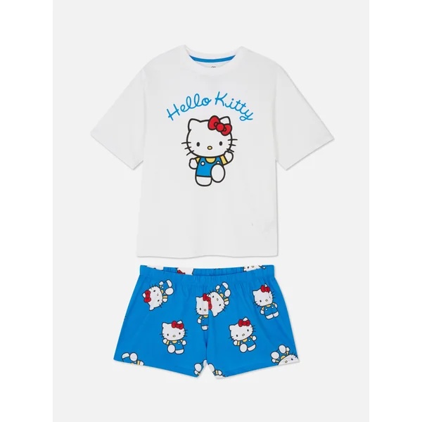 Hello Kitty Short Pajamas - Ivory