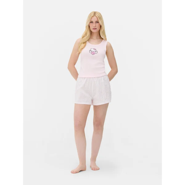 Hello Kitty Short Pajamas - Light Pink