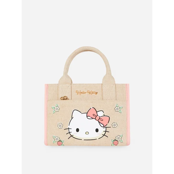 Hello Kitty Tote - Natural