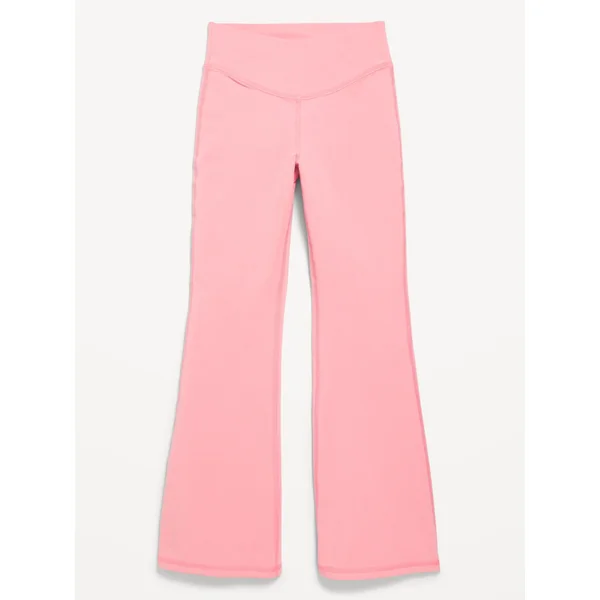 High-Waisted PowerChill Flare Leggings for Girls - Kitten Kisses