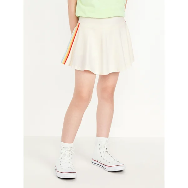High-Waisted Skort for Girls - Creme De La Creme