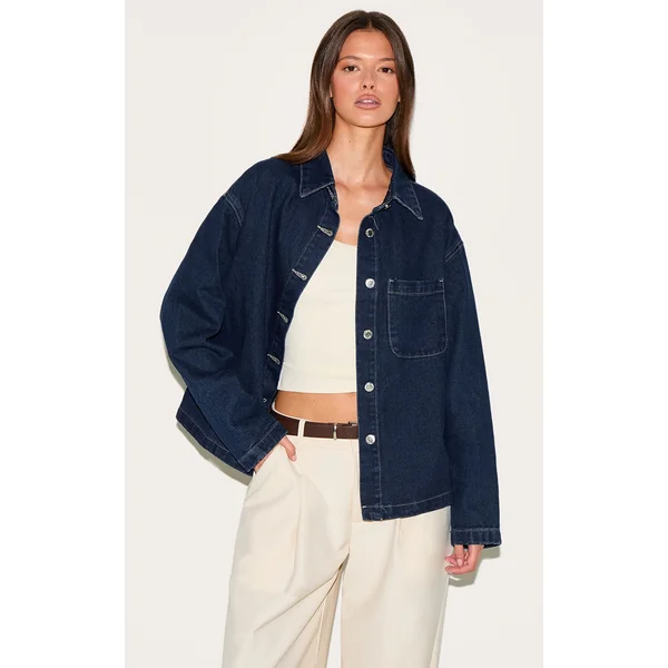 Indigo Long Sleeve Denim Shirt