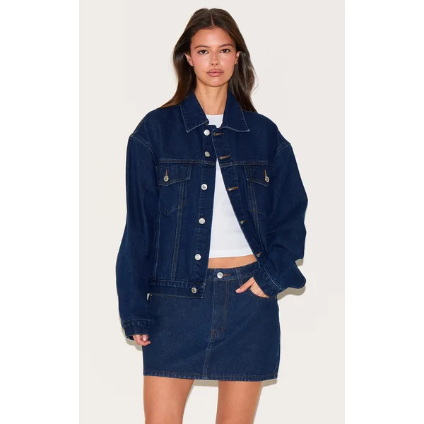 Indigo Oversized Classic Denim Jacket