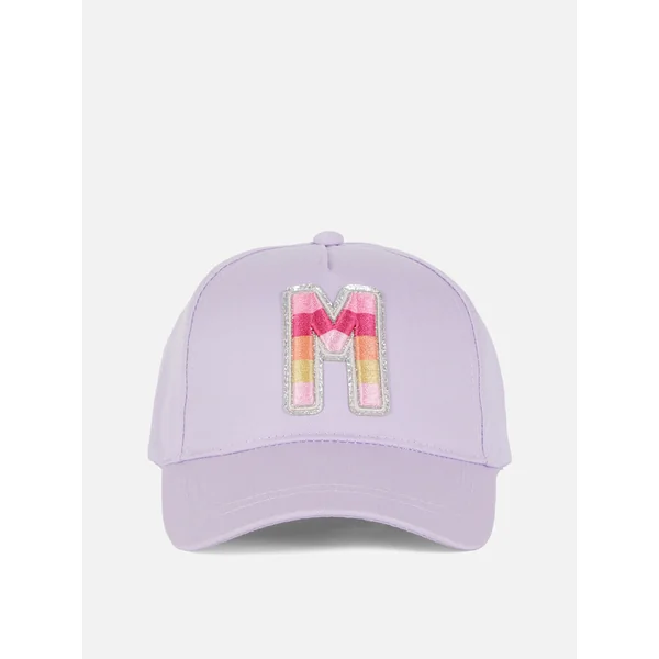 Initial Baseball Cap - Lilac
