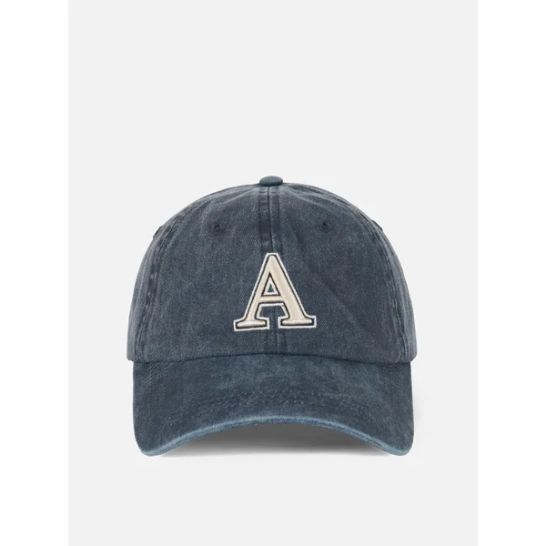 Initial Baseball Cap - Navy