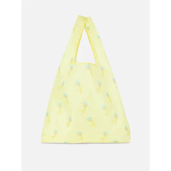 Inside Out Foldaway Bag - Yellow