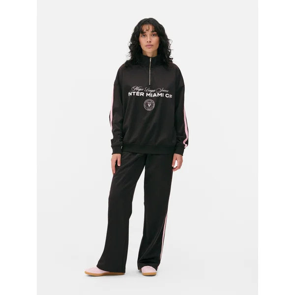 Inter Miami CF Half-Zip Sweatshirt - Black