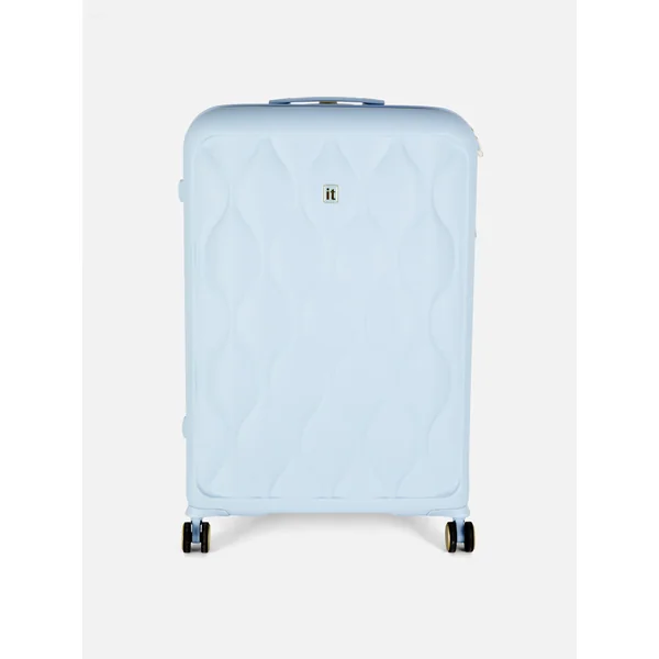 it Luggage Quilted 8-Wheel Suitcase - Blue