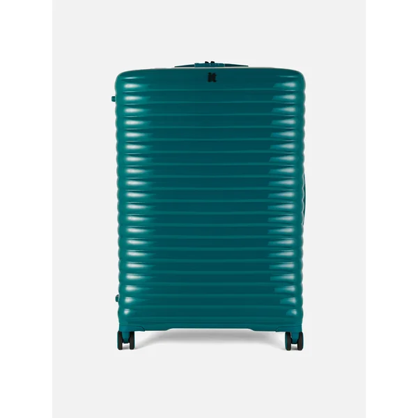 it Luggage Ribbed Hard-Shell Suitcase - Teal