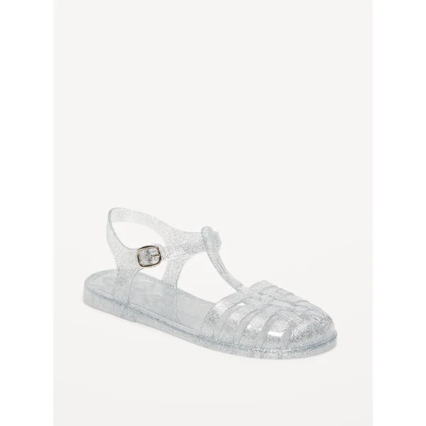 Jelly Fisherman Sandals for Girls - Clear