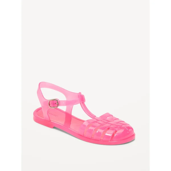 Jelly Fisherman Sandals for Girls - Pink Shine