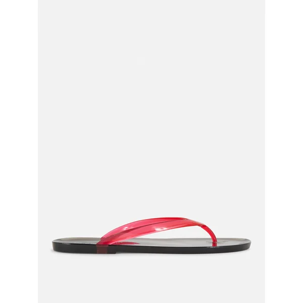 Jelly Flip Flops - Red