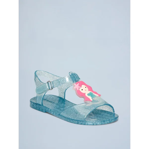 Jelly T-Strap Sandals for Toddler Girls - Mermaid