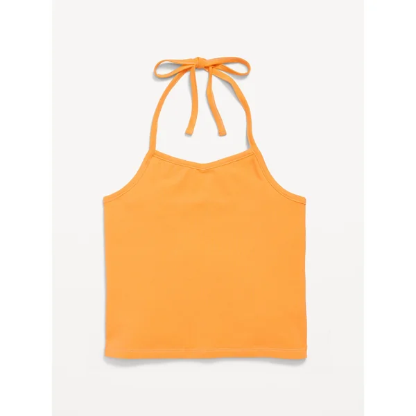 Jersey Halter Top for Girls - Golden Aura