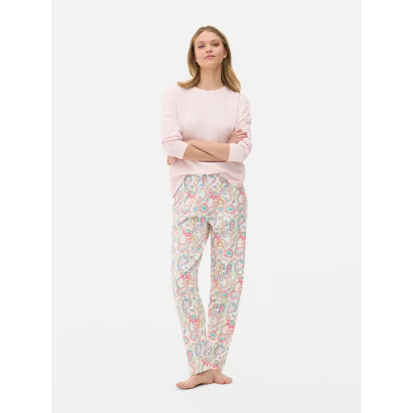 Jersey Knit Pajamas - Pink