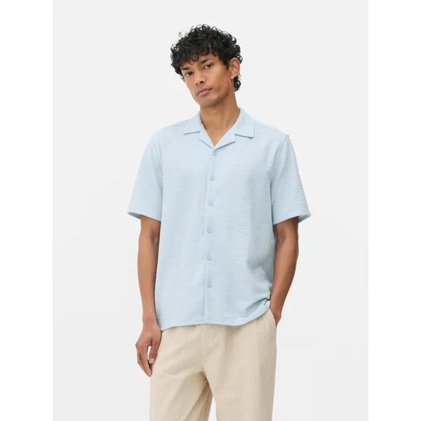 Jersey Knit Shirt - Blue