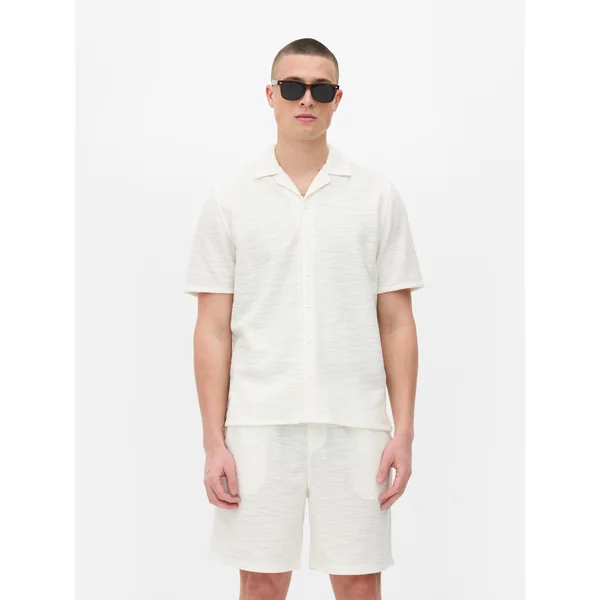 Jersey Knit Shirt - Ivory