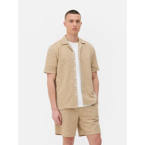 Jersey Knit Shirt - Taupe