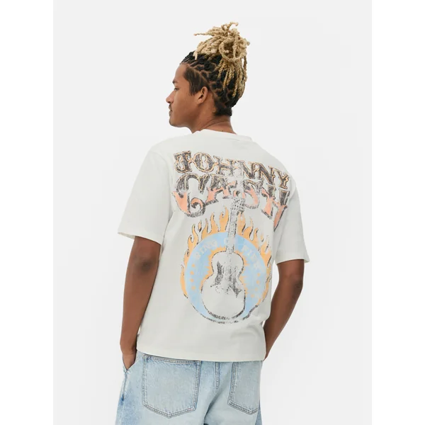 Johnny Cash T-Shirt - Ivory