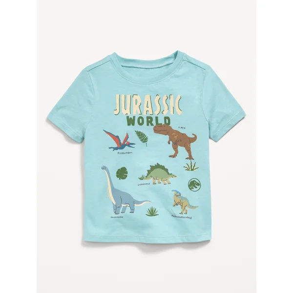 Jurassic World™ Unisex Graphic T-Shirt for Toddler - Ocean Blue