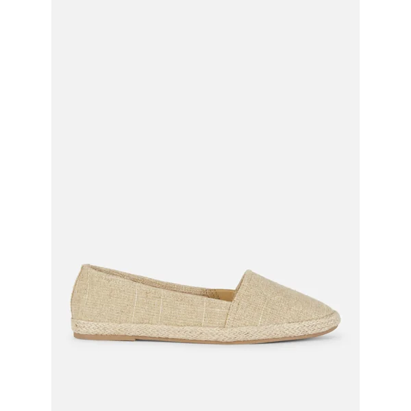 Jute Sole Espadrilles - Gold
