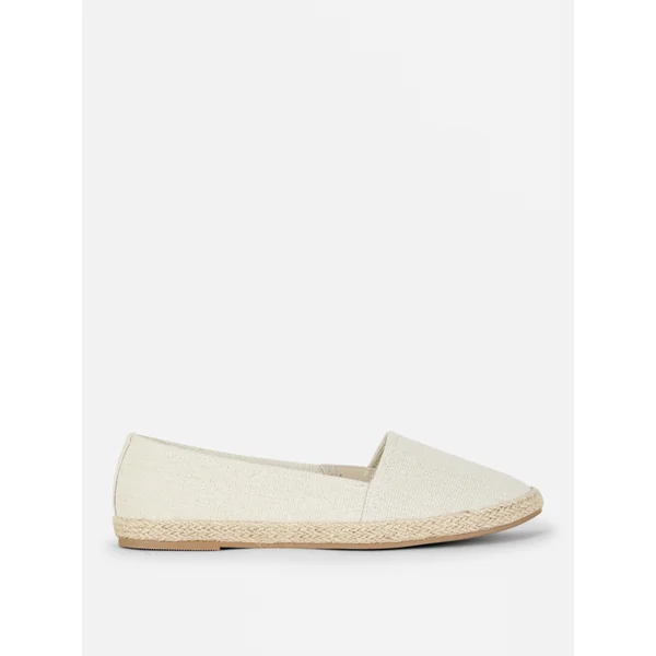 Jute Sole Espadrilles - Ivory