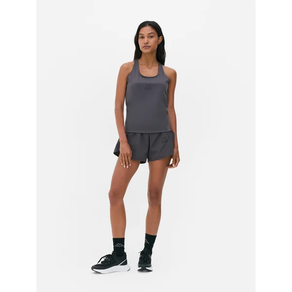 Kappa Strap Detail Tank - Gray