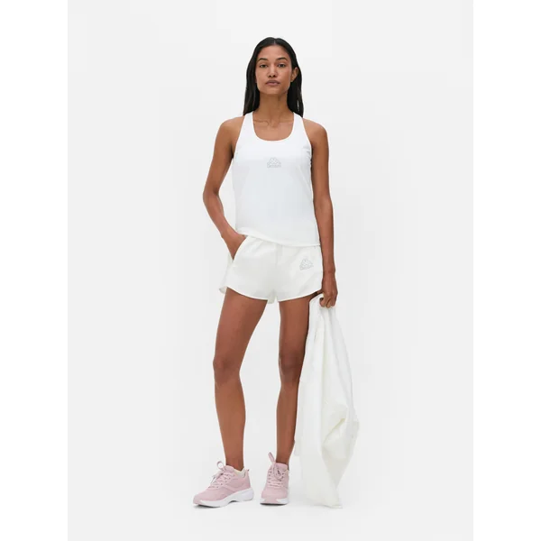 Kappa Strap Detail Tank - White