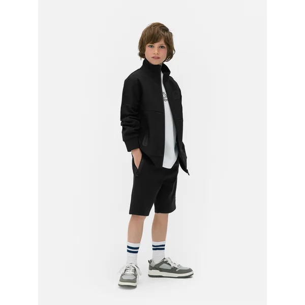Kappa x Primark Funnel Neck Zip Sweatshirt - Black
