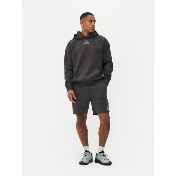 Kappa x Primark Graphic Hoodie - Charcoal