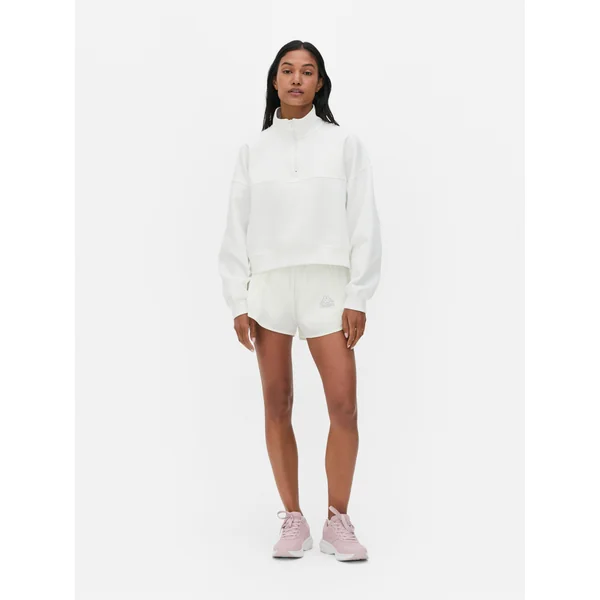 Kappa x Primark Half-Zip Sweatshirt - White