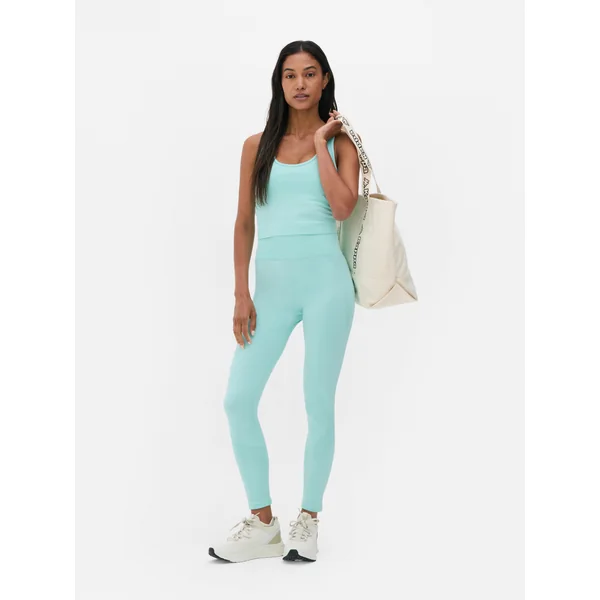 Kappa x Primark Sleeveless Crop Top - Aqua