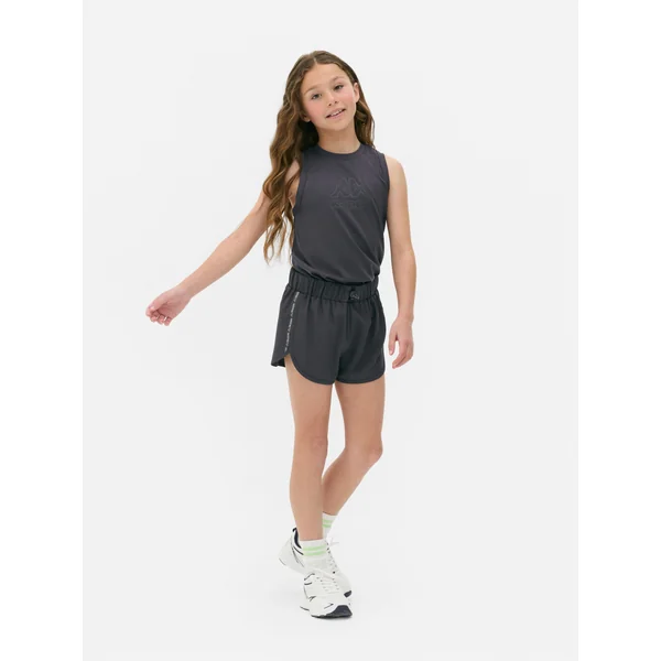 Kappa x Primark Toggle Running Shorts - Charcoal