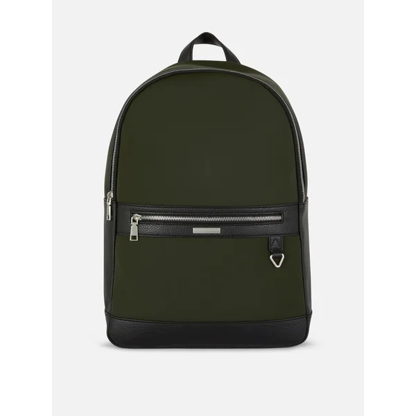 Kem Color Block Backpack - Olive
