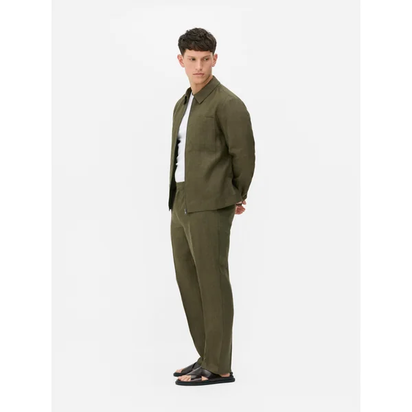 Kem Linen Pants - Green