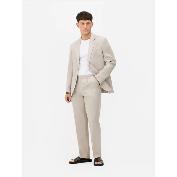 Kem Linen Pants - Ivory