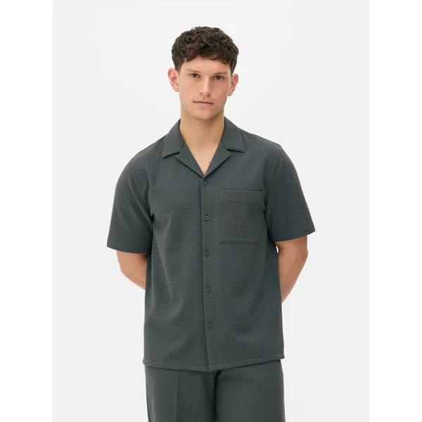 Kem Seersucker Shirt - Green