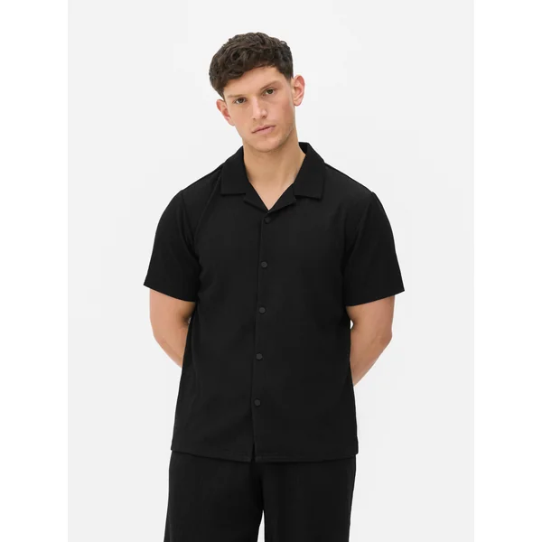 Kem Textured Shirt - Black