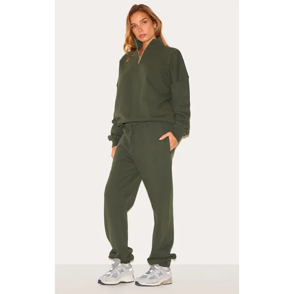 Khaki Premium Cuffed Sweat Sweatpants