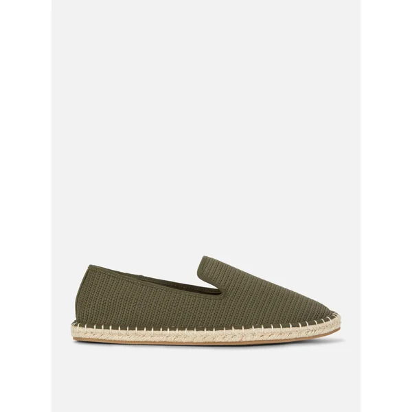 Knit Espadrilles - Olive