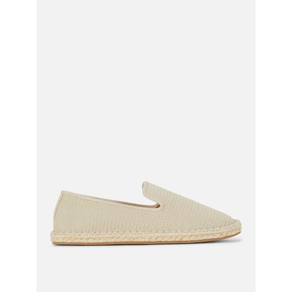 Knit Espadrilles - Stone