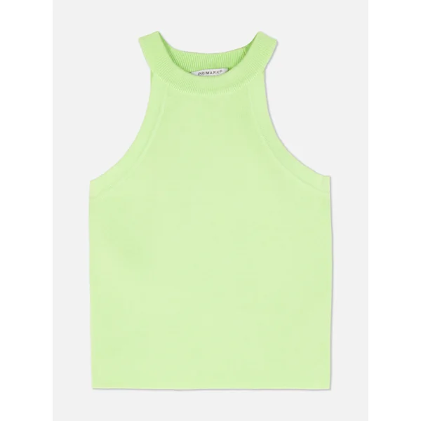 Knit Racerback Tank - Green
