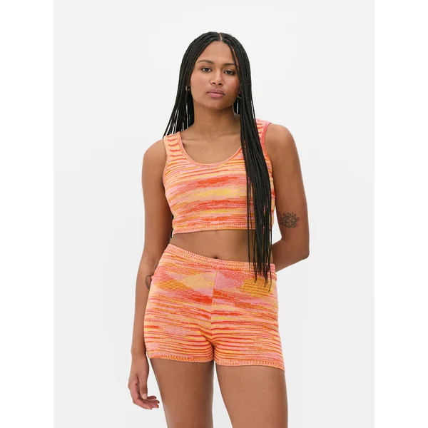 Knit Space Dye Bralette - Multi