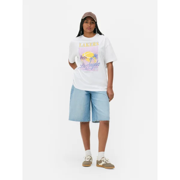 LA Lakers Palm Tree Tee - White