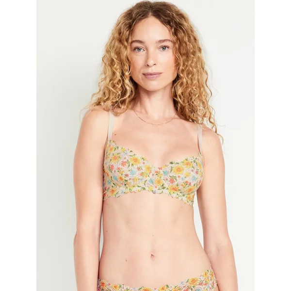 Lace Balconette Bra - Sunflower