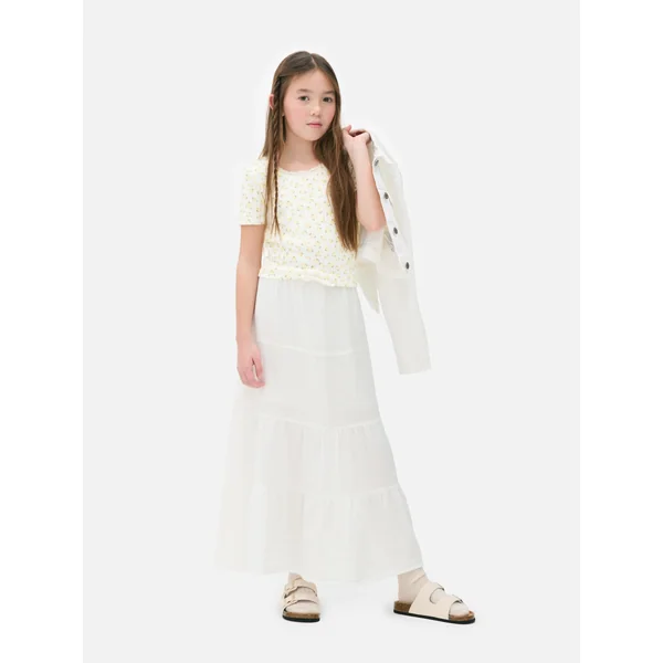 Lace Trim T-Shirt - Multi